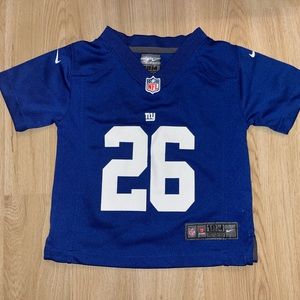 VERY gently used New York Giants Toddler Saquon Barkley Nike Jersey 18 months